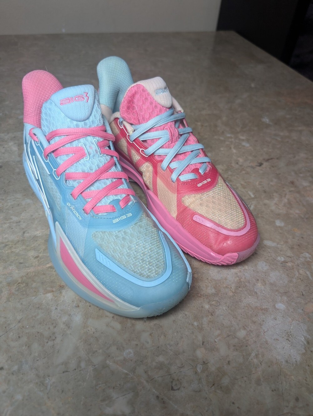 361 Degrees BIG3 4.0 Quick Reverse Inverted Basketball Shoes Men's Size 7 No Box - Picture 3 of 12